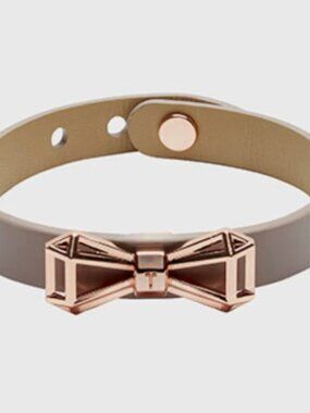 Ted Baker London Bracelet Beige with Bow Adjustable
